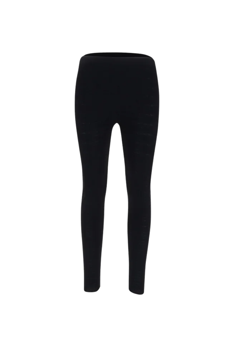 Givenchy Lace Monogram Stretch Legging_Black