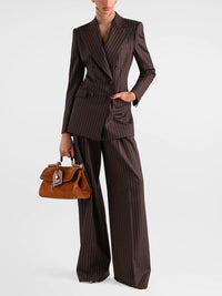 Dolce & gabbana Dolce & Gabbana Women Pinstripe Wool Trousers
