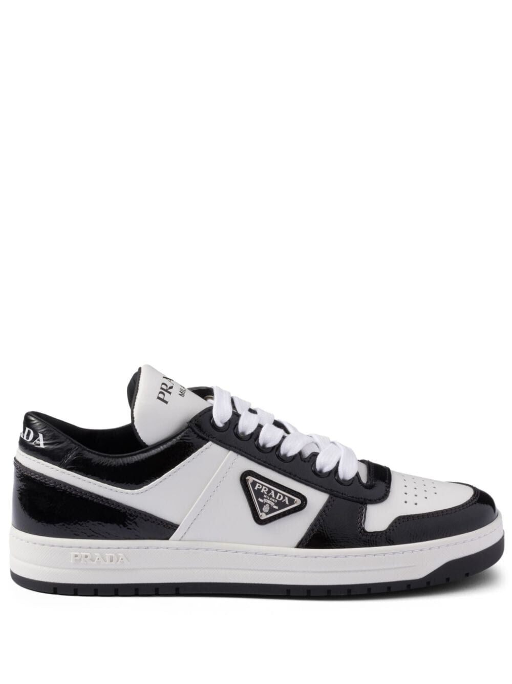 PRADA Downtown Leather Sneakers Women
