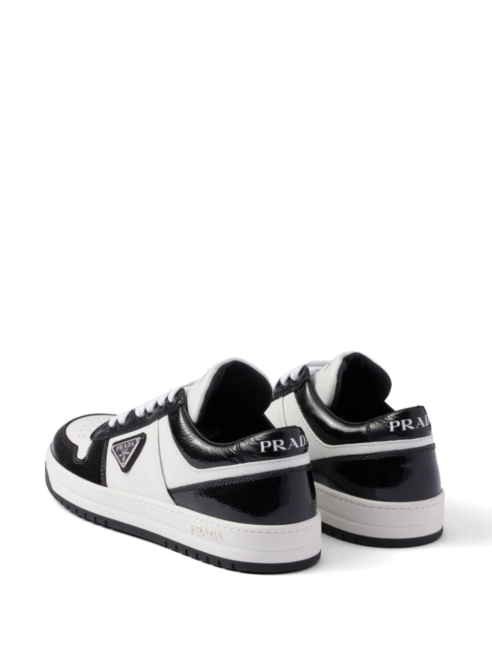 PRADA Downtown Leather Sneakers Women