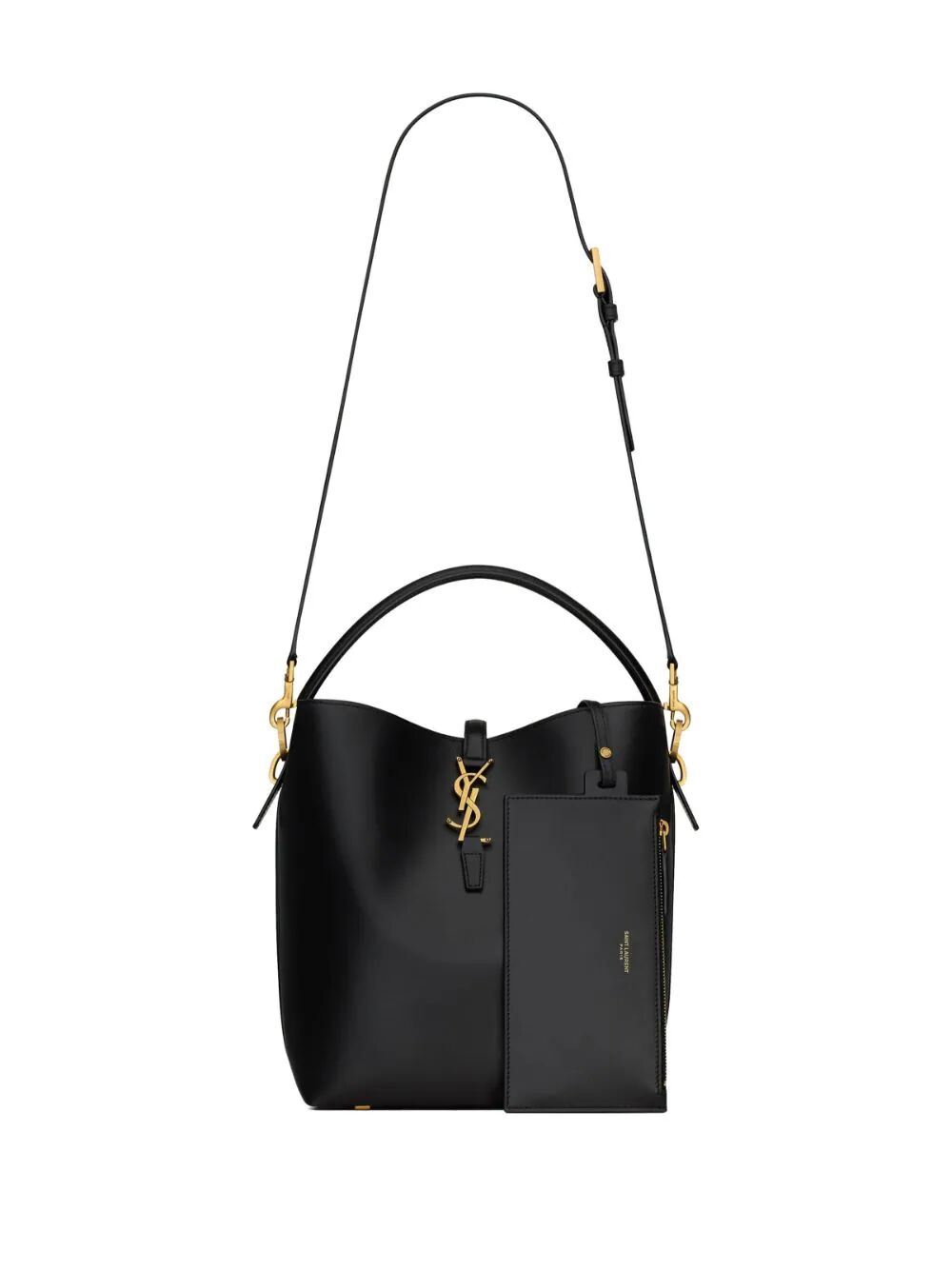 SAINT LAURENT PARIS Le 37 In Shiny Leather Women