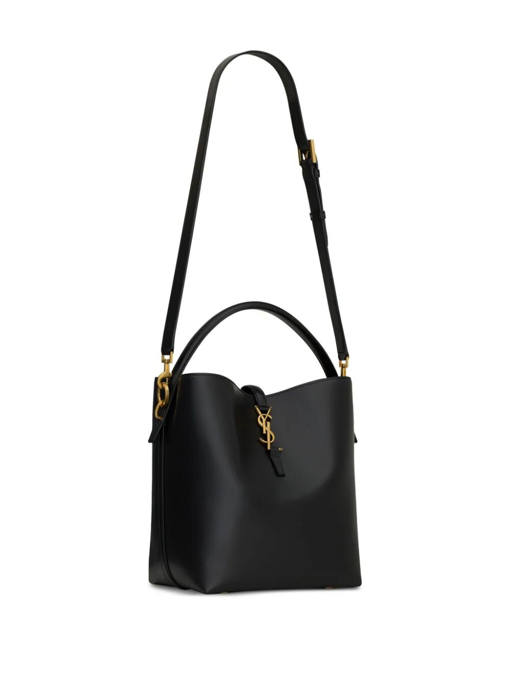 SAINT LAURENT PARIS Le 37 In Shiny Leather Women