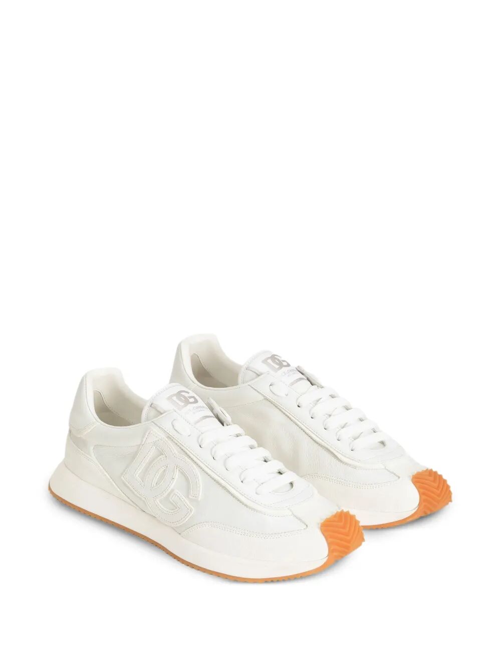 DOLCE & GABBANA Dg Cushion Leather Sneakers Women