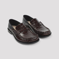 Loewe Campo Flap Back Loafers Men