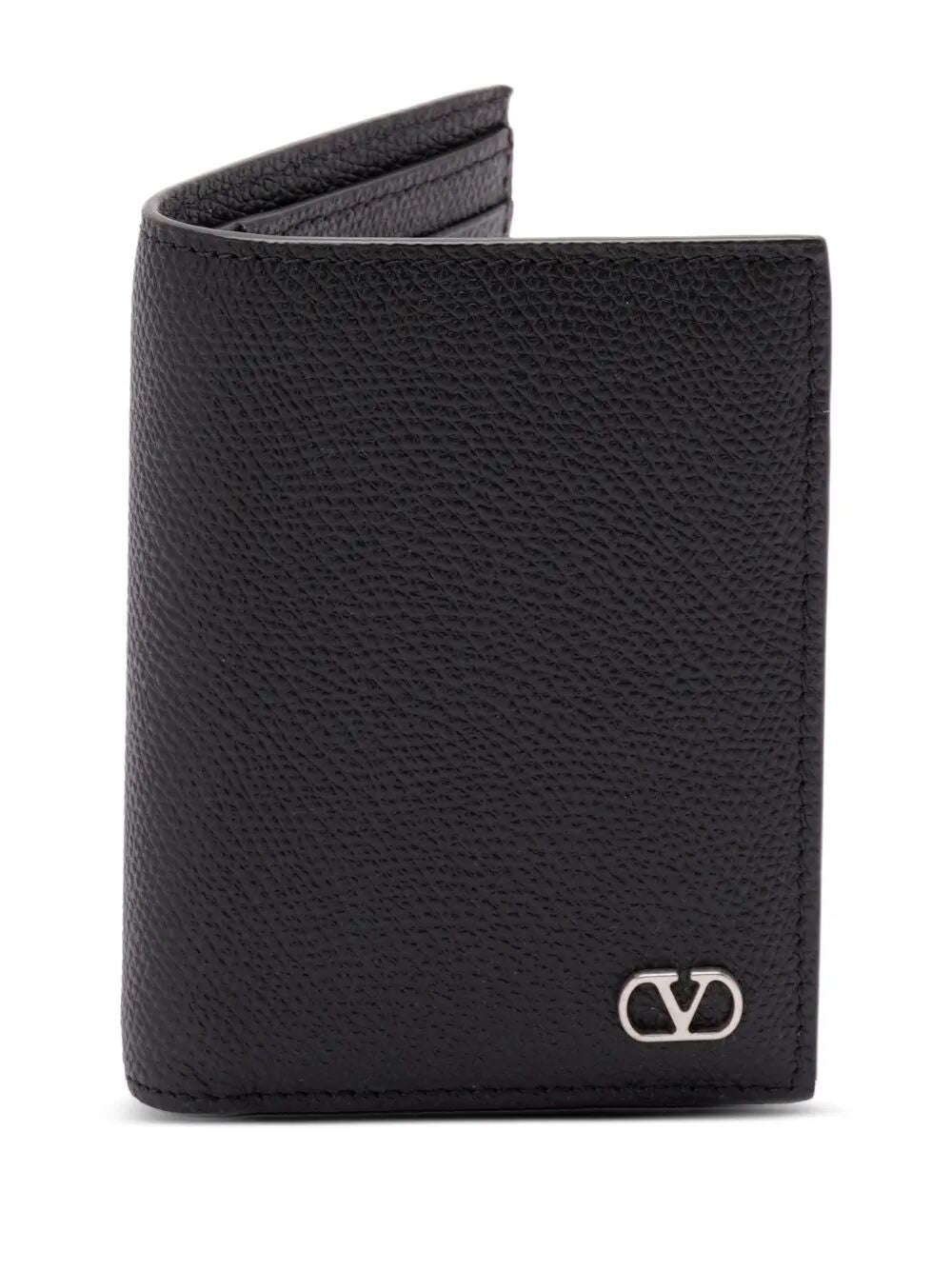 VALENTINO GARAVANI Valentino Garavani Vlogo Signature Cardholder In Grainy Calfskin Women