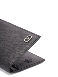 Valentino Garavani Men Valentino Garavani Vlogo Signature Cardholder In Grainy Calfskin