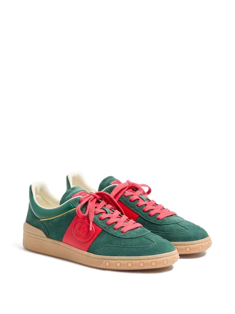 VALENTINO GARAVANI Upvillage Split And Nappa Leather Sneakers Women