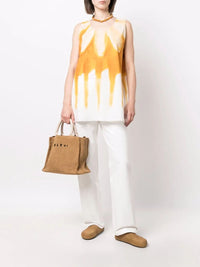 MARNI Marni Women Raffia-Effect Small Tote Bag