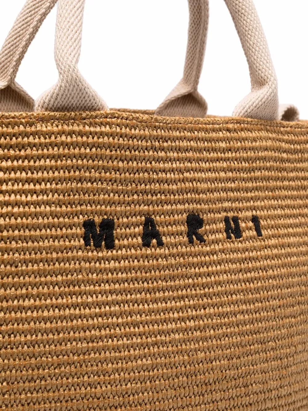 MARNI Marni Women Raffia-Effect Small Tote Bag
