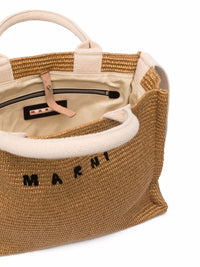 MARNI Marni Women Raffia-Effect Small Tote Bag