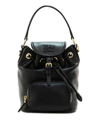 Miu Miu Women Leather Mini Backpack