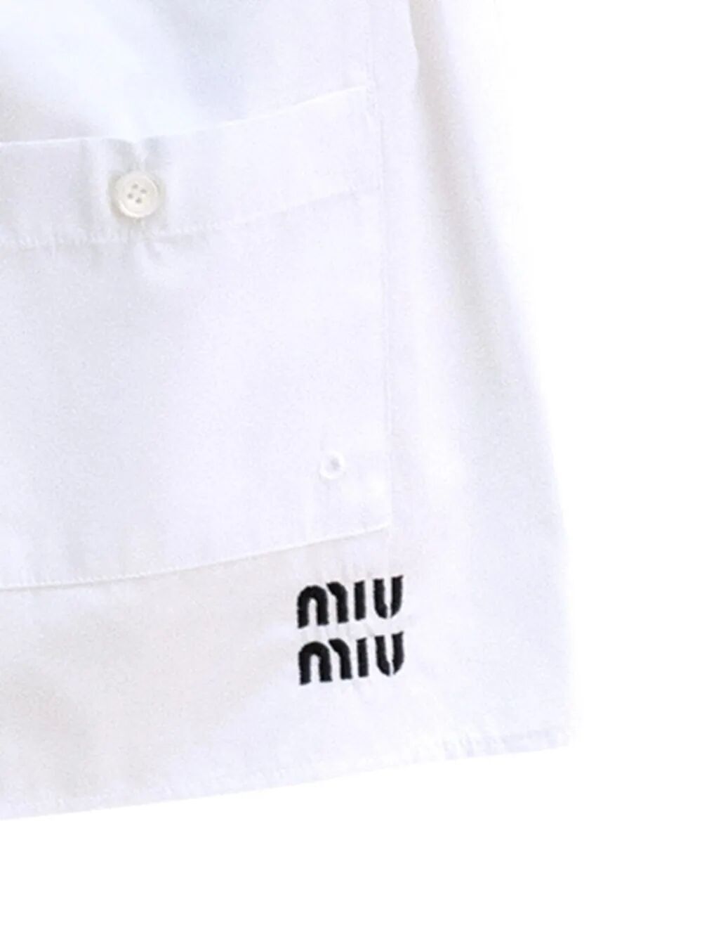 MIU MIU Miu Miu Women Multipocket Miniskirt With Embroidered Logo