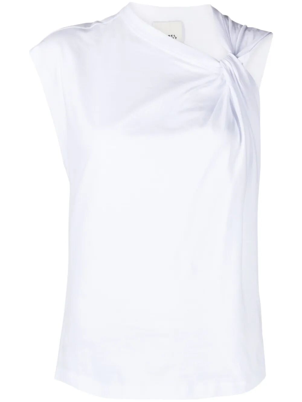 ISABEL MARANT Isabel Marant Women Nayda Knot-Detail Asymmetric T-Shirt
