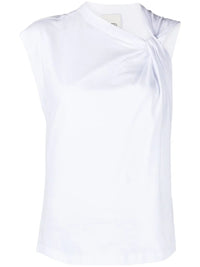 ISABEL MARANT Isabel Marant Women Nayda Knot-Detail Asymmetric T-Shirt