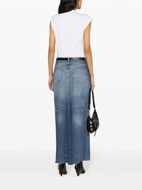 ISABEL MARANT Isabel Marant Women Nayda Knot-Detail Asymmetric T-Shirt