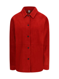 Toteme Women Suede Shirt Jacket