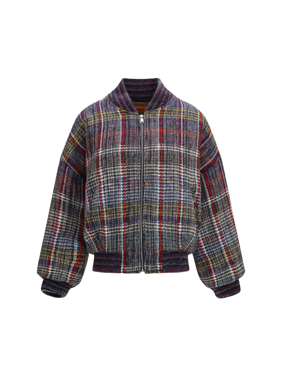 Missoni Women Caperdoni Check Wool Bomber