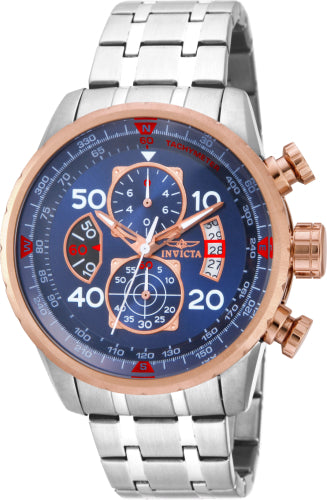 Invicta Men's Aviator Blue Dial Watch - 17203