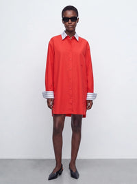 Loewe Women Popeline Mini Dress
