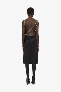 Givenchy Dress With Pearls And Straps_Black
