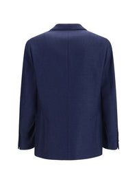 Brunello Cucinelli Men Single Breasted Wool Blazer