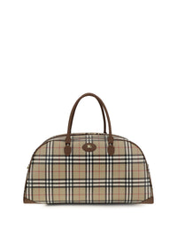 BURBERRY Burberry Men Check Travel Bag