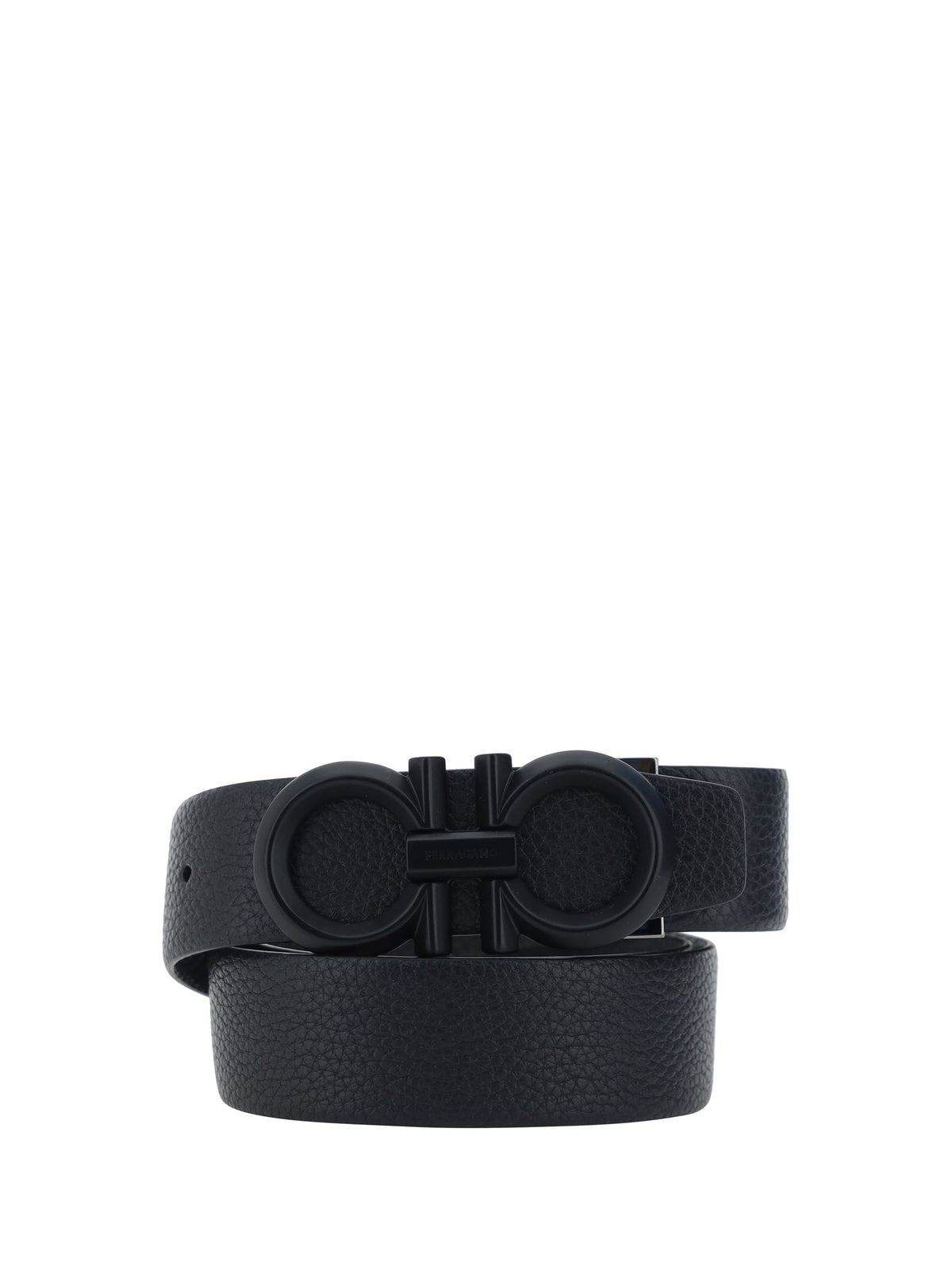 FERRAGAMO Ferragamo Men Gancini Leather Belt