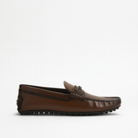 Tods Leather Double T Buckle Gommino Driving Shoes