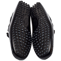 Tods Glossy Leather Gommino Driving Shoes Black