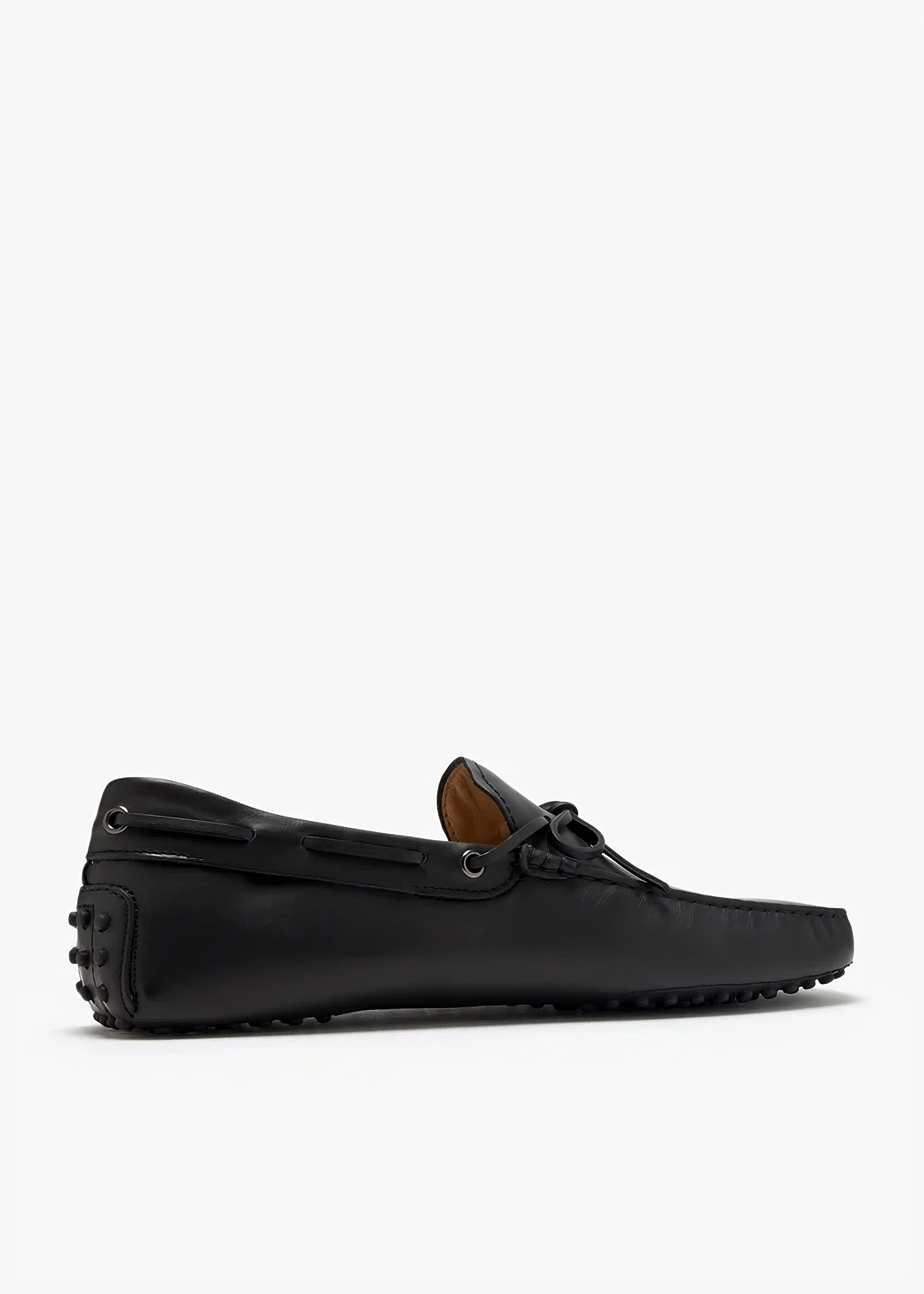 Tods Leather Tie-Detail Gommino Driving Shoes