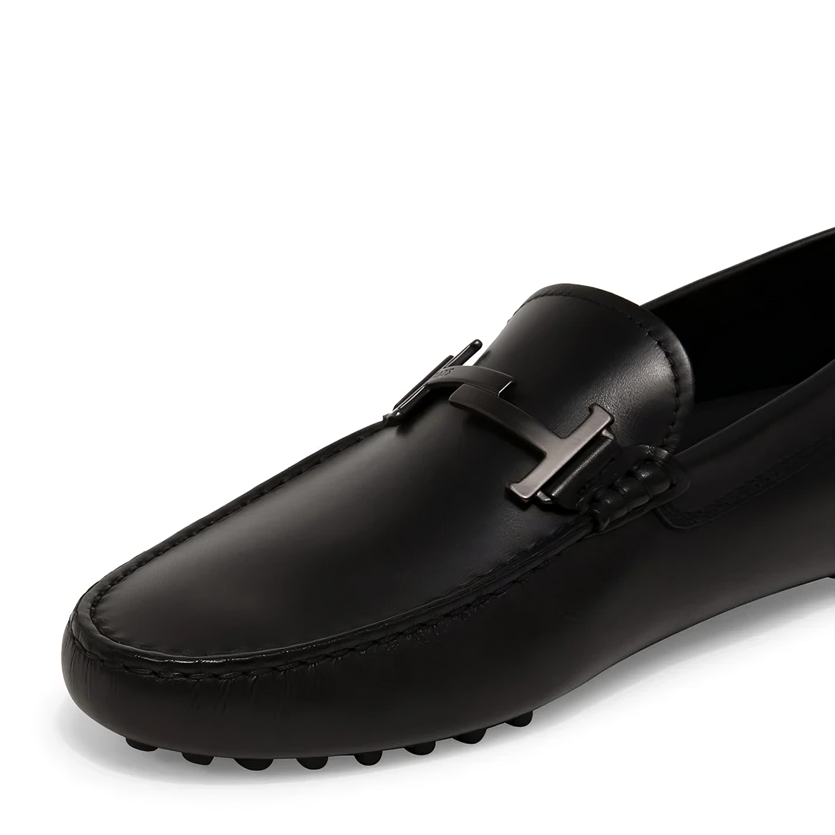 Tods Tod's Leather Gommino Driving Shoes Black