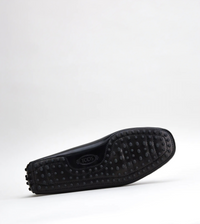 Tods Polished Leather Gommino Buckle Loafers
