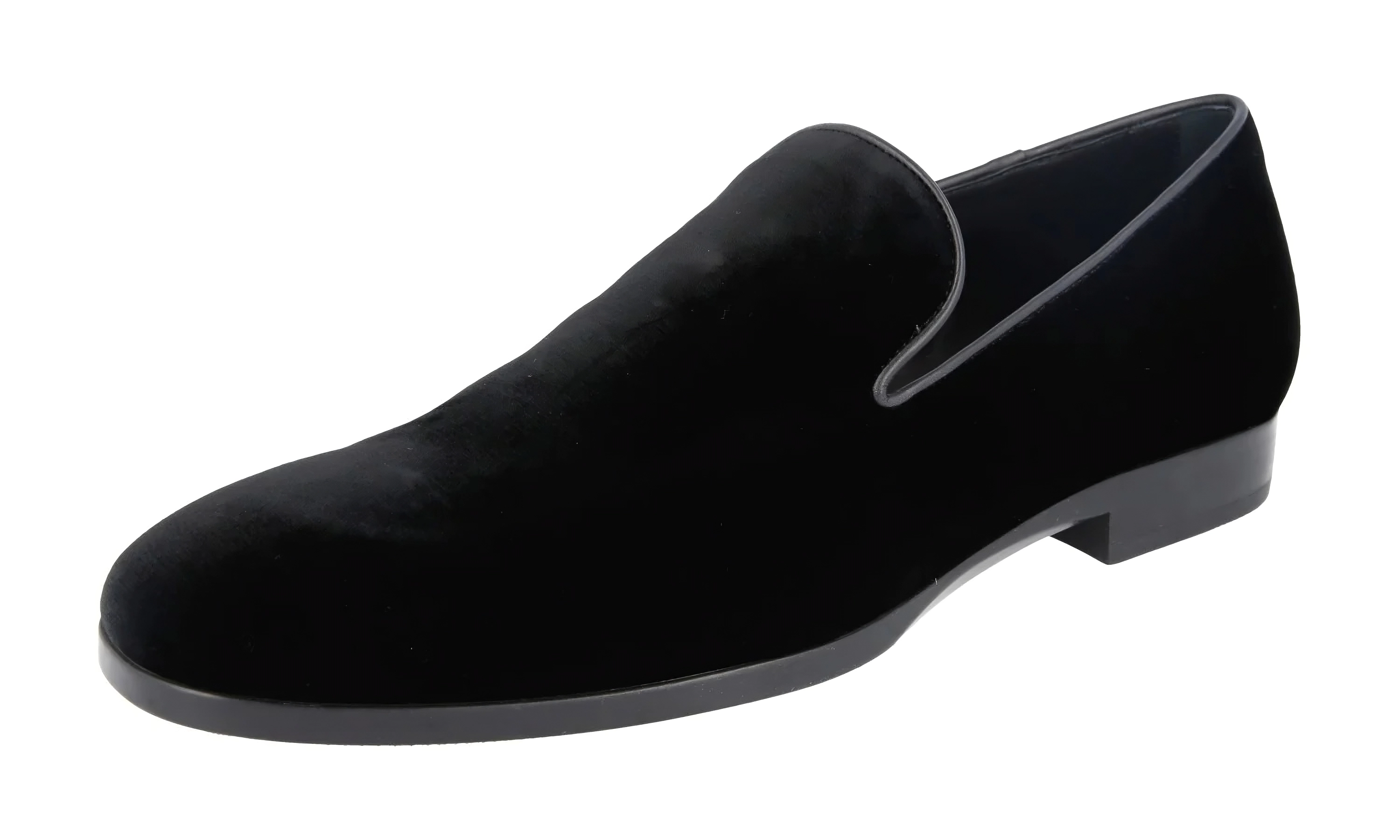 Tods Velvet Slipper Loafers in Black