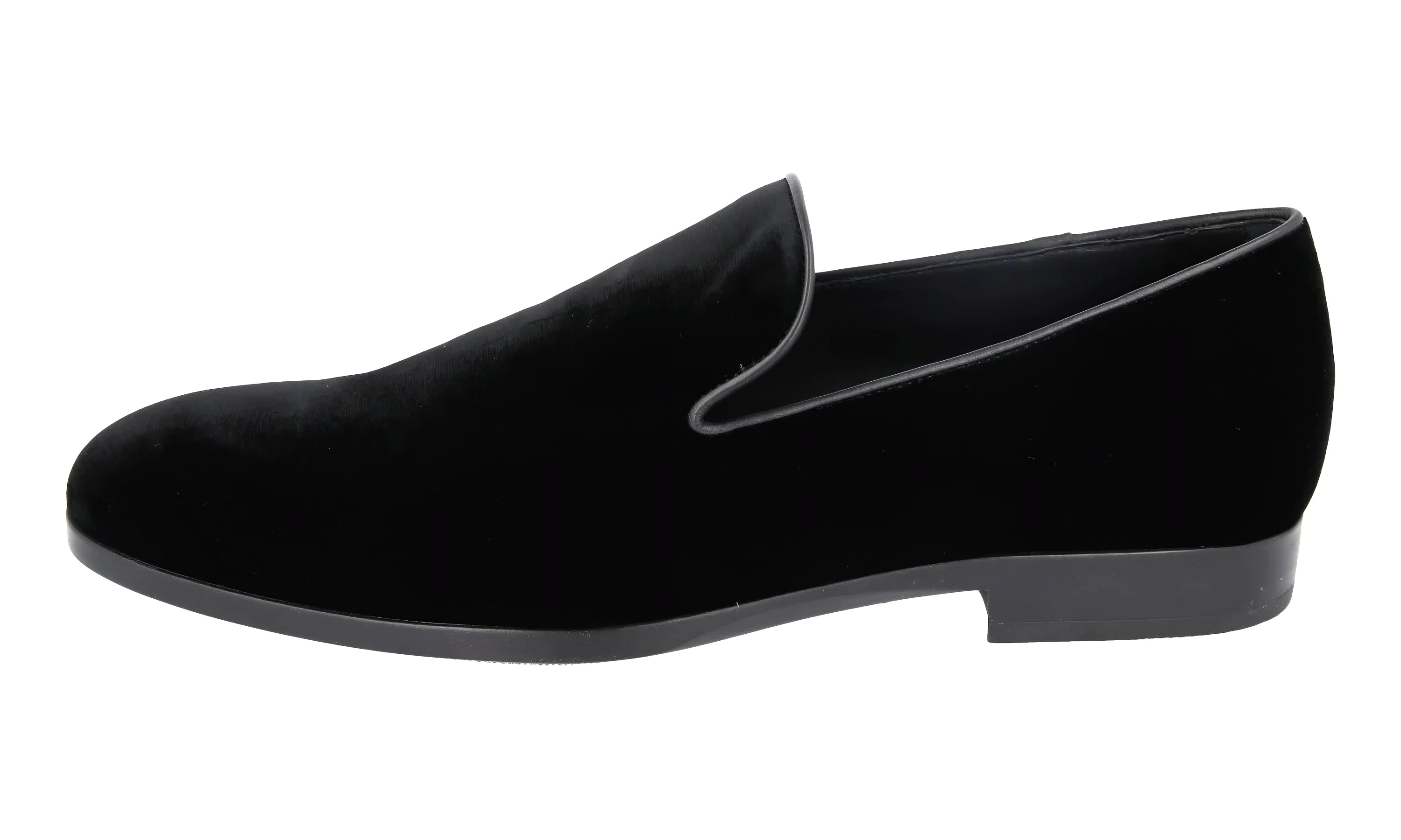 Tods Velvet Slipper Loafers in Black