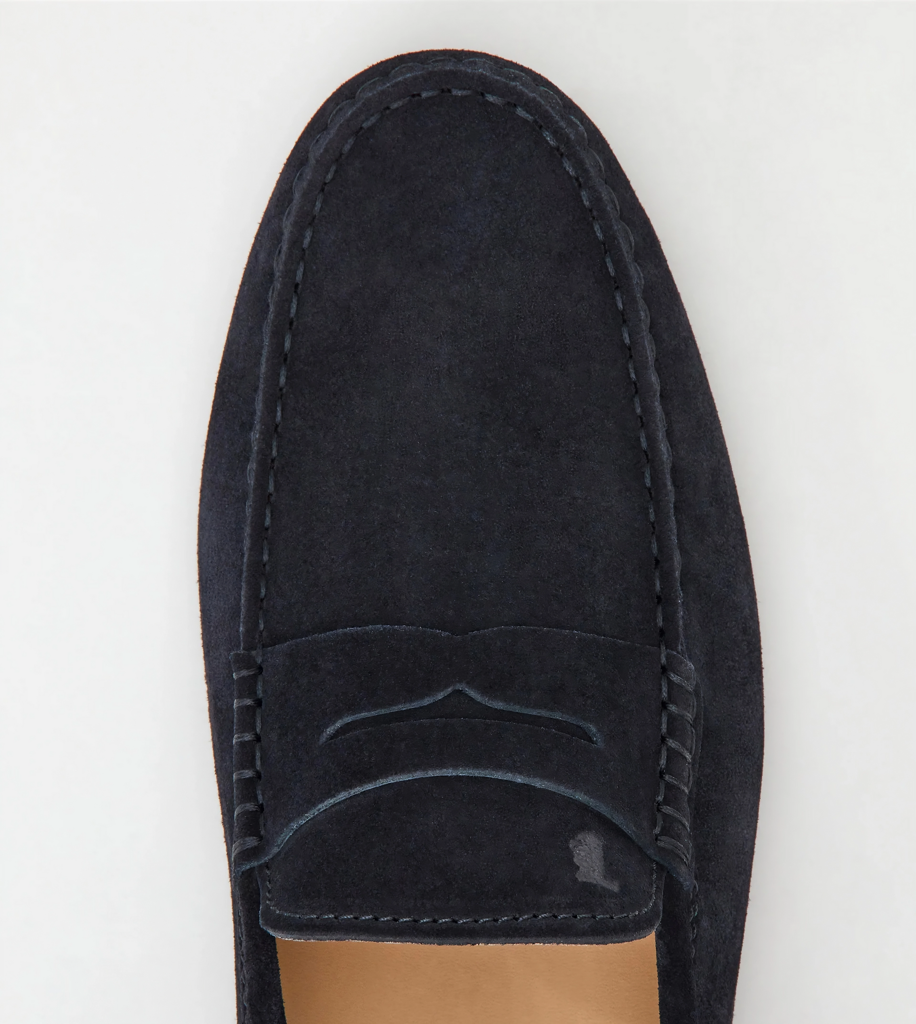 Tods Suede Gommino Driving Loafers in Black