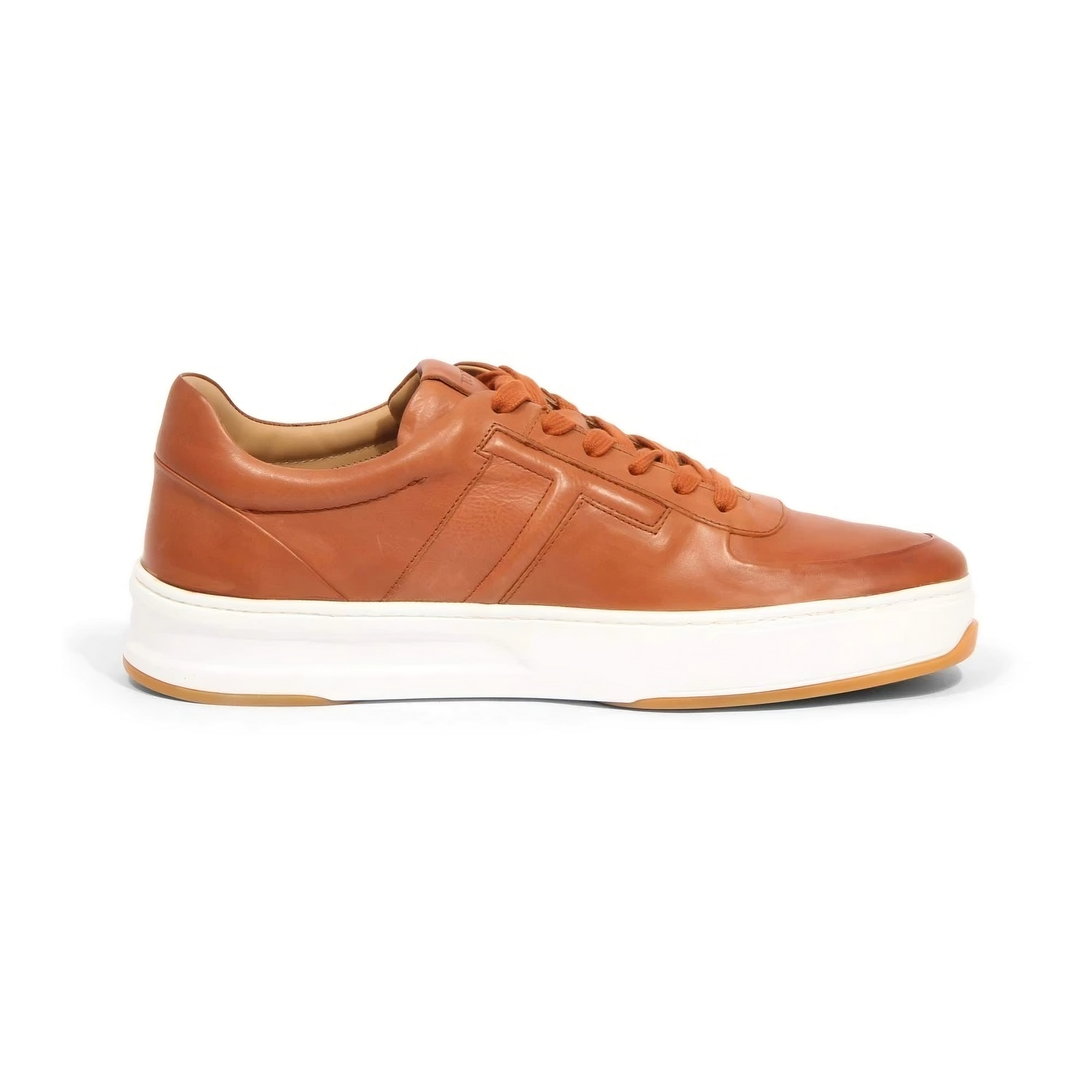 Tods Tod's Smooth Leather Low-Top Sneakers with Contrast Sole