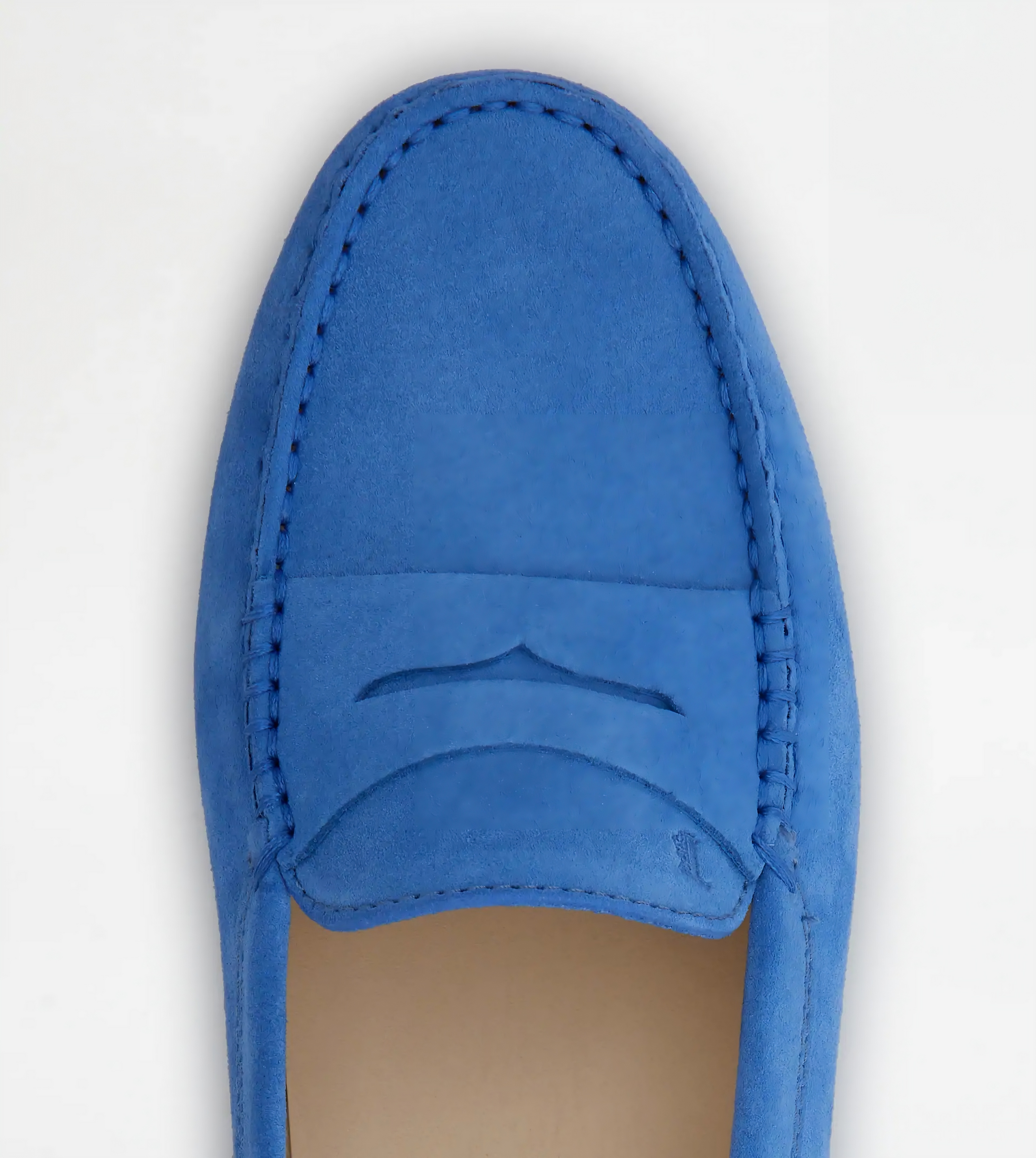 Tods Suede Gommino Driving Shoes Blue