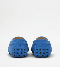 Tods Suede Gommino Driving Shoes Blue