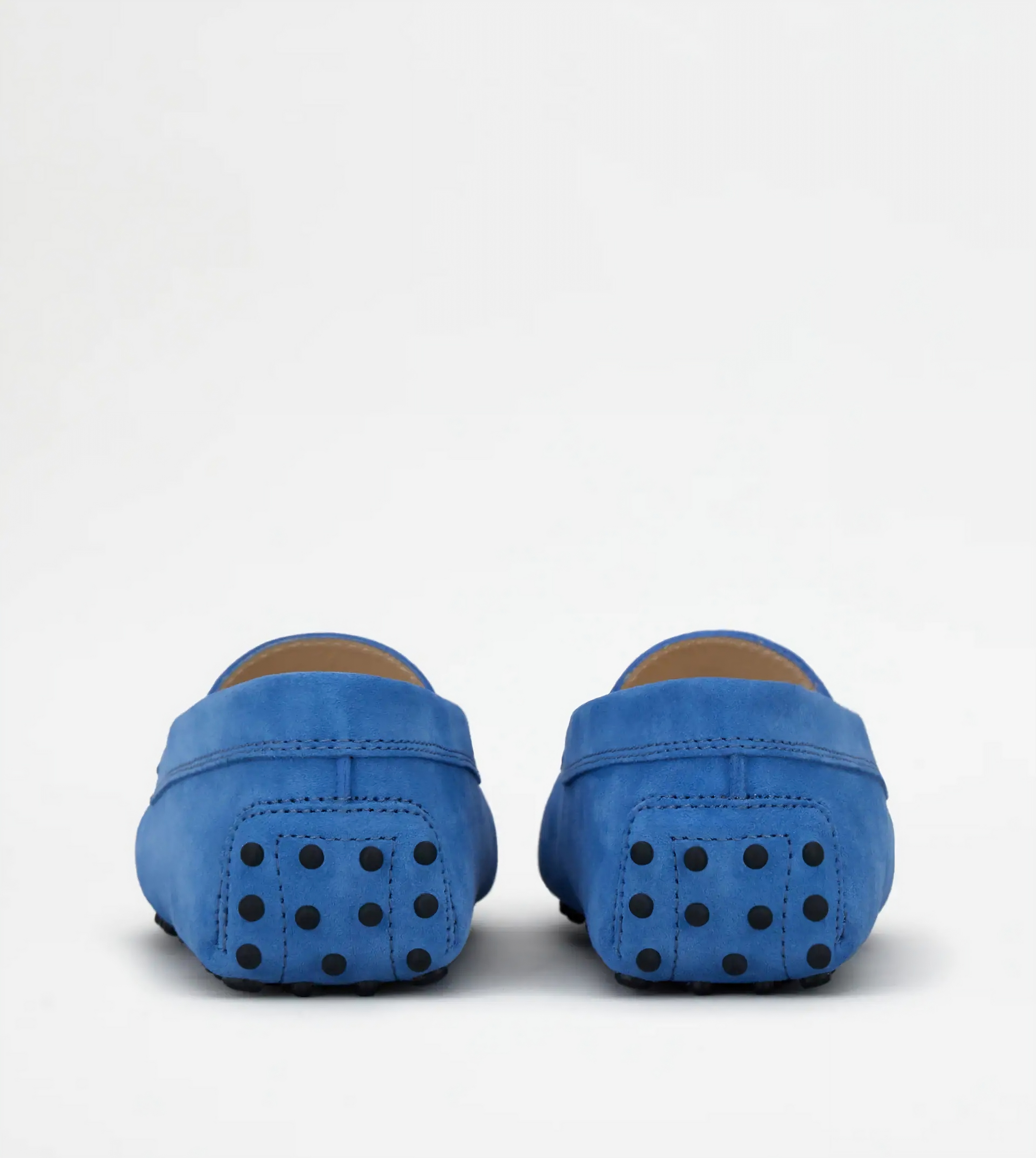 Tods Suede Gommino Driving Shoes Blue