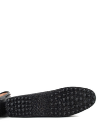 Tods Glitter Gommino Driving Shoes Black