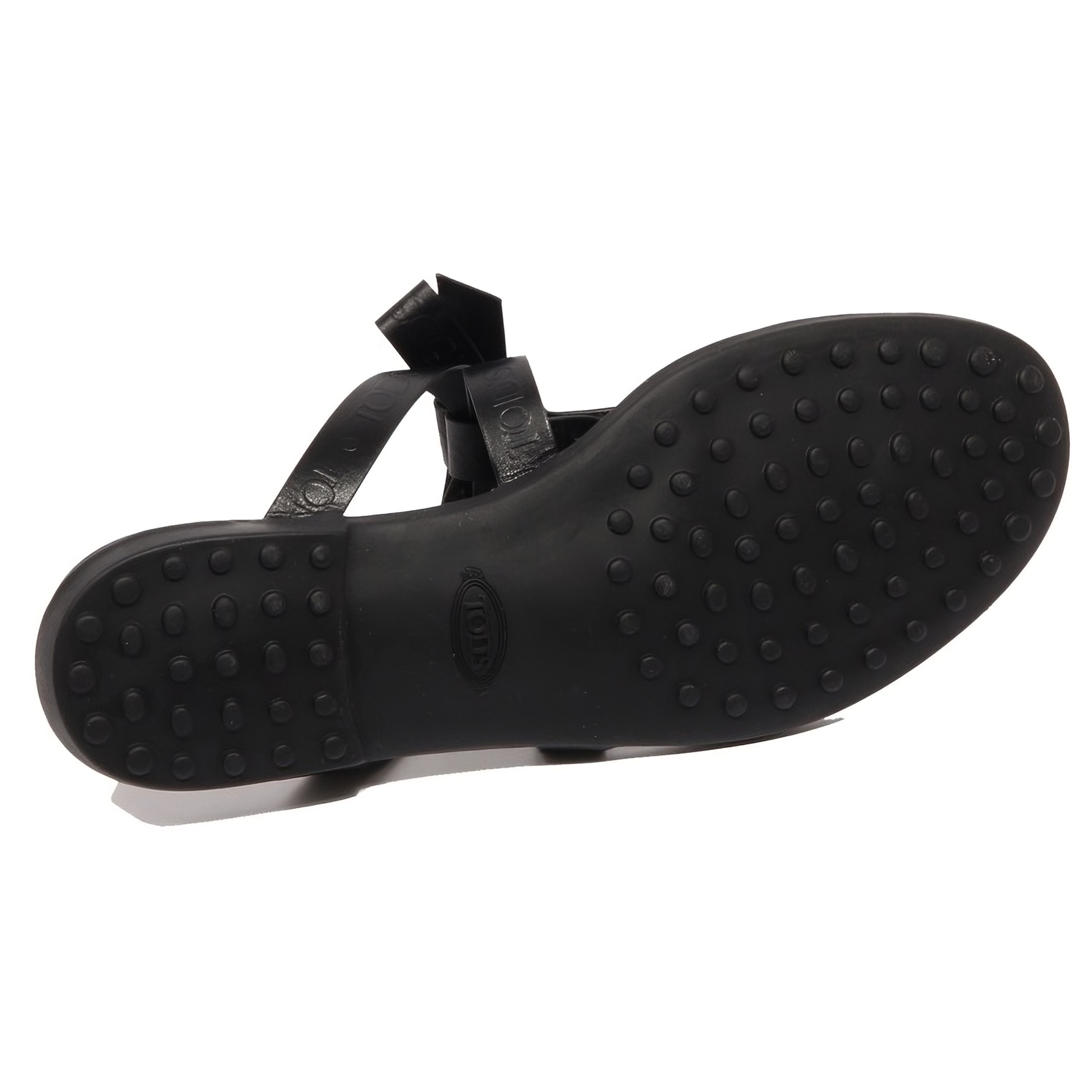 Tod's Women's Black Leather Sandals