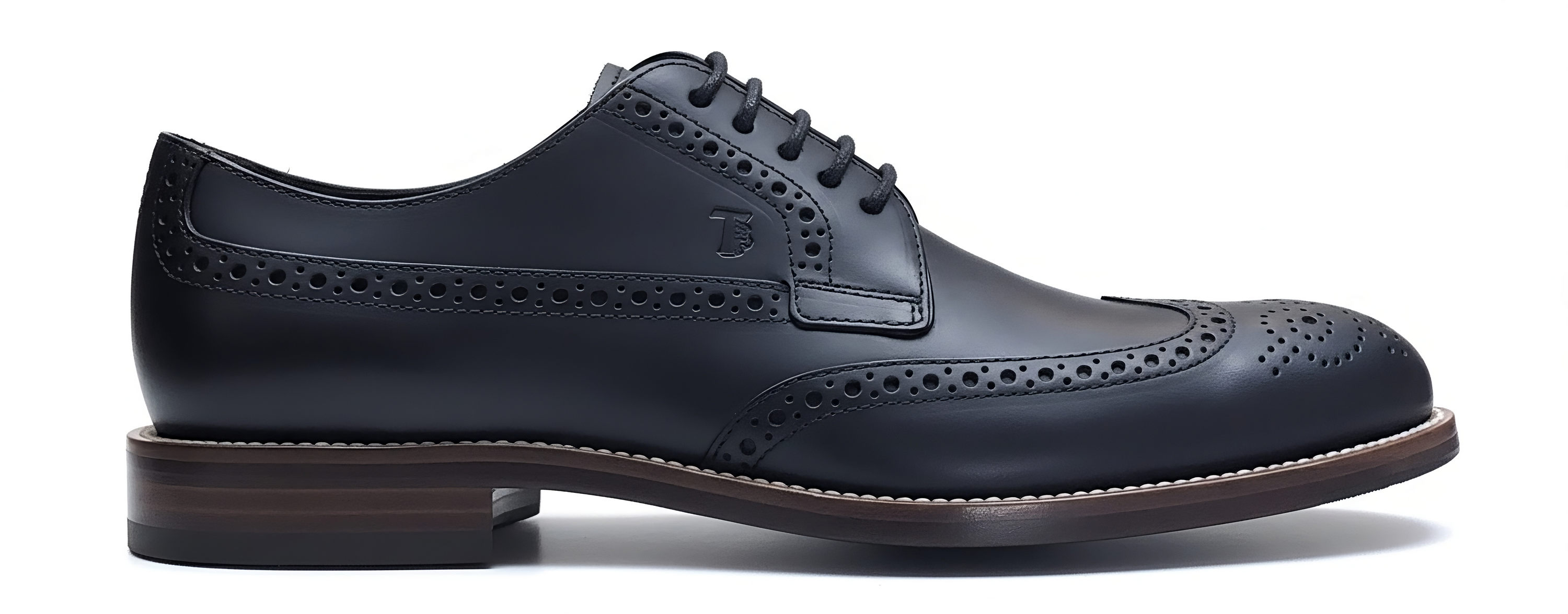 Tods Leather Wingtip Brogue Oxford Shoes