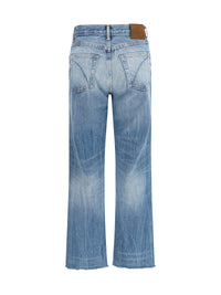 TOM FORD Tom Ford Women Washed Denim Cigarette Jeans