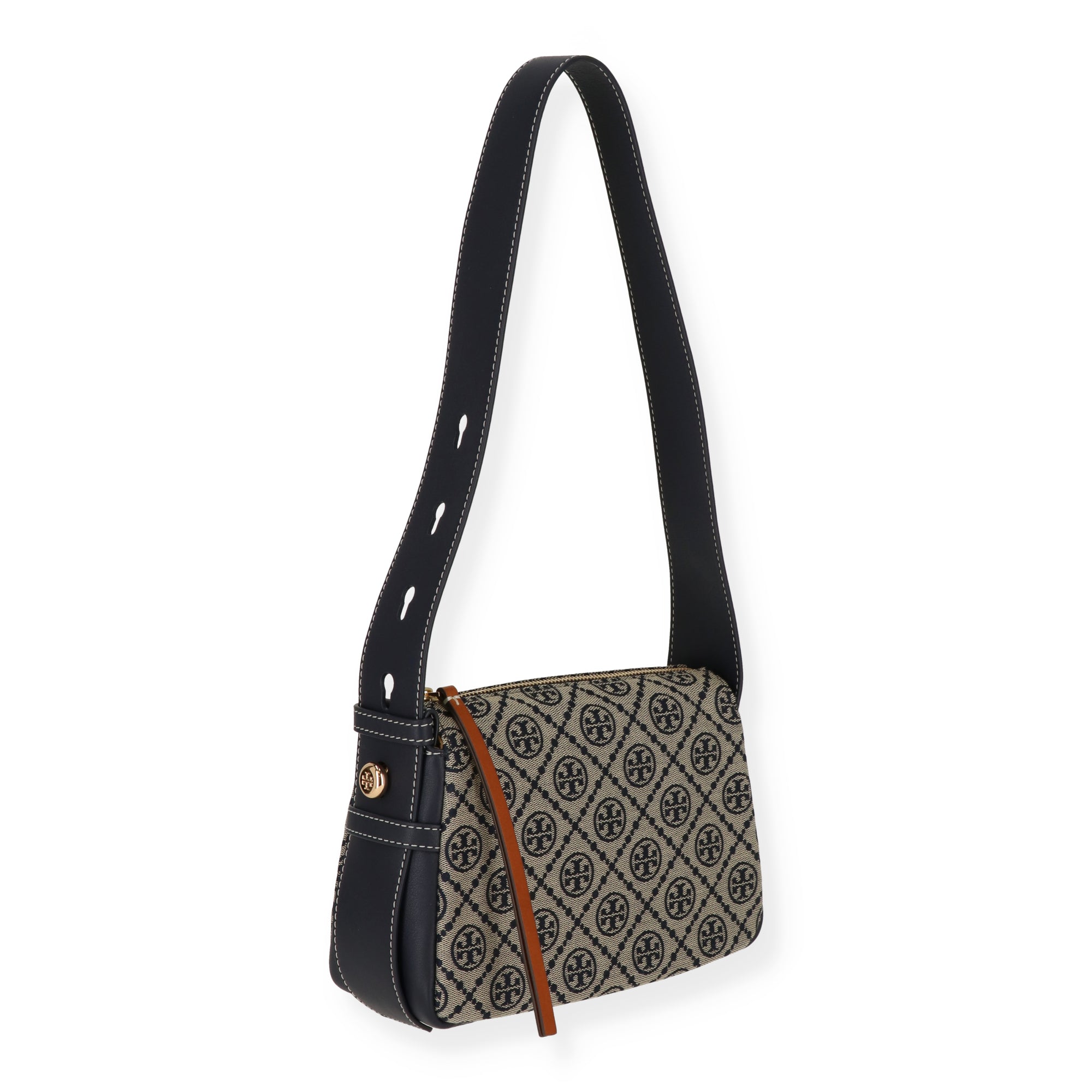 Tory Burch Womens Navy Shoulder Bag