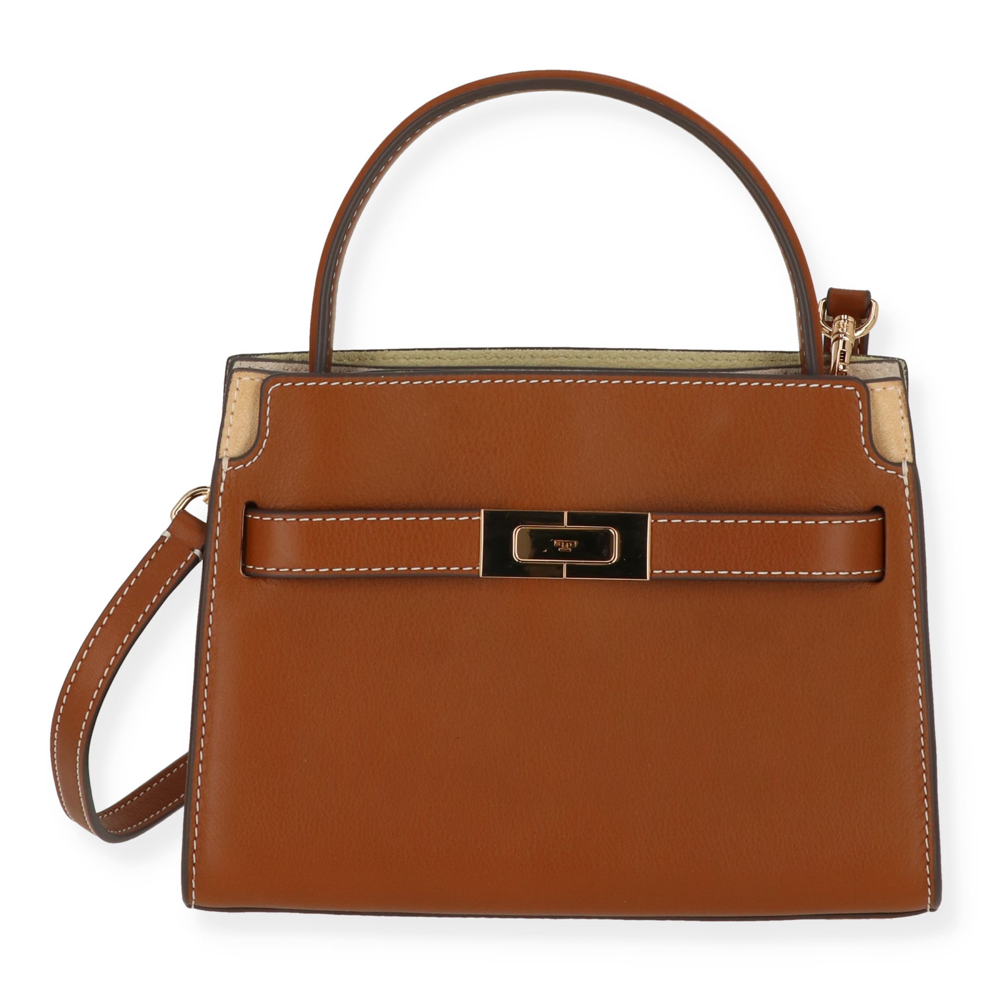 TORYBURCH Tory Burch Womens Tan Handbag