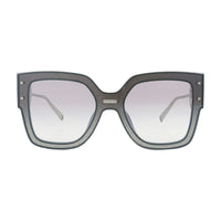Philipp Plein Sunglasses Rectangle Full Rim, Black Frame and Silver Mirror Lens SPP041MZ42X