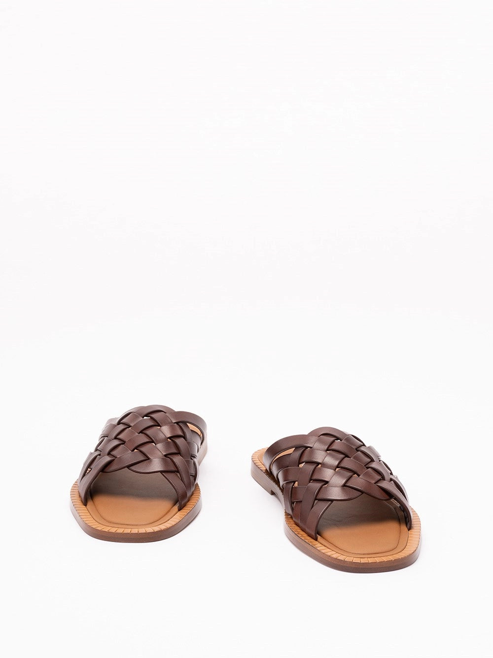 Miu Miu Women Woven Leather Sandals