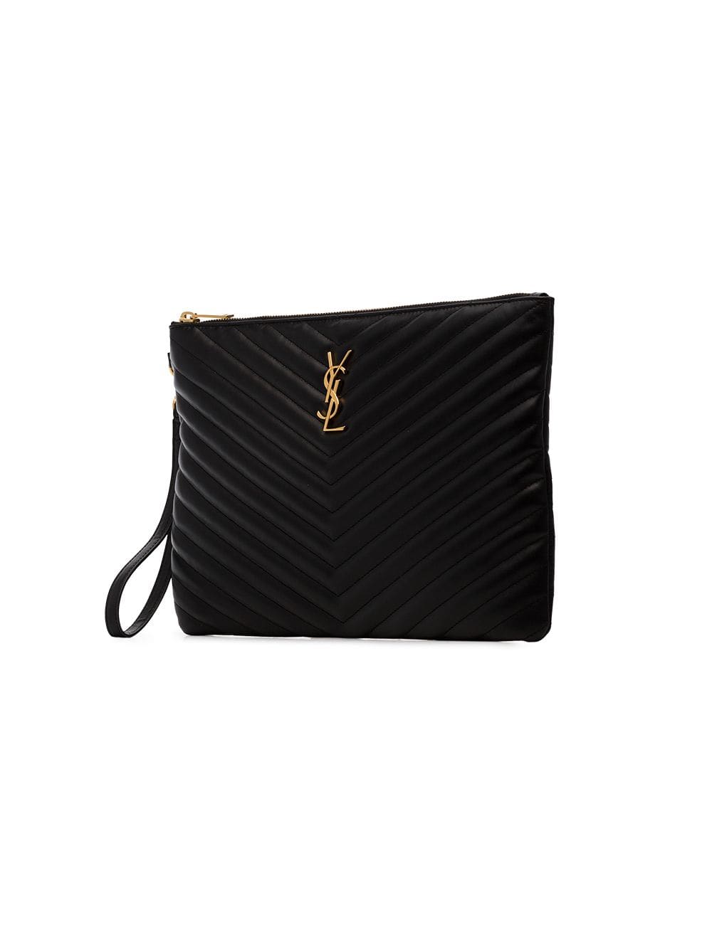 SAINT LAURENT PARIS Cassandre Matelassé Leather Tablet Pouch Women