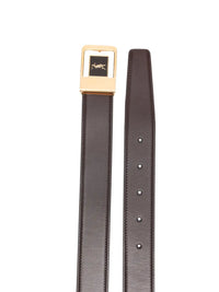 SAINT LAURENT Saint Laurent Men La 66 Belt In Smooth Leather