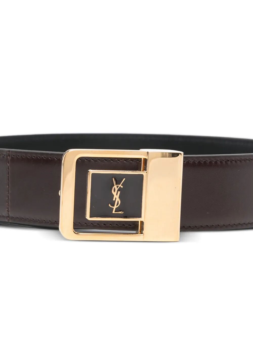 SAINT LAURENT Saint Laurent Men La 66 Belt In Smooth Leather